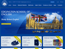 Tablet Screenshot of edgingtonschool.com